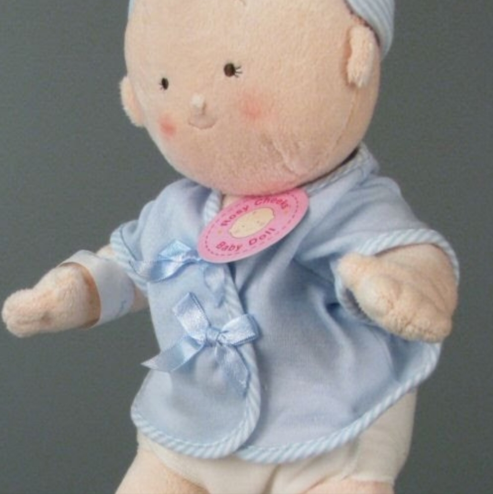 COPY - Rosy Cheeks 15” Baby Blonde Boy Blue Doll